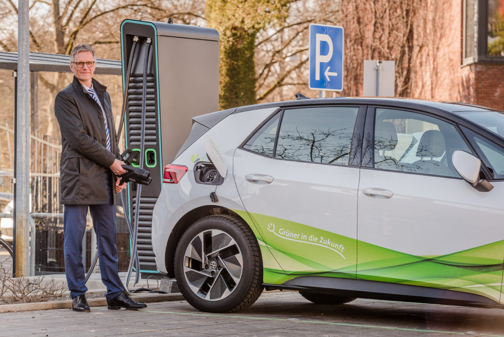 E-Ladesäule E-Auto GDA Wohnstift Enercity Hannover